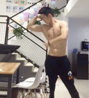 Non-gay macho builder gym gym trainer masturbation 攝リ